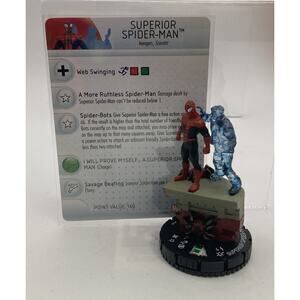 Marvel Heroclix SUPERIOR SPIDER-MAN #60 Deadpool 2014 Set - Chase w/ Card